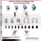 Service Caster 4 Inch 316SS Blue Poly Swivel 1-1/4 Inch Expanding Stem Caster Set Brake SCC SCC-SS316EX20S414-PPUBBLUE-TLB-114-4 - alternate 3